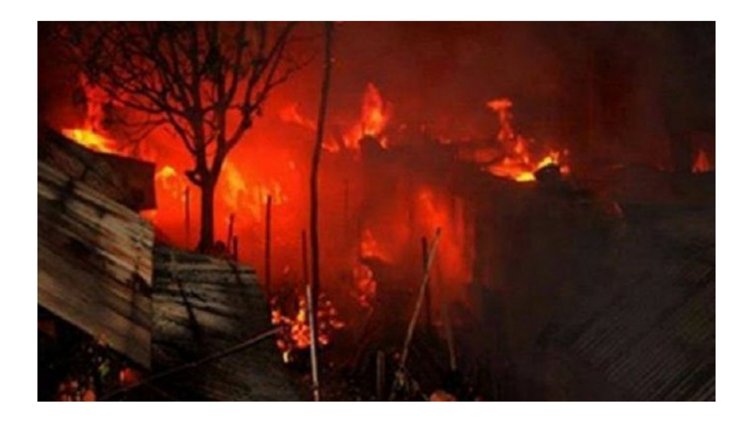 চট্টগ্রাম নগরীতে বস্তিতে আগুন লেগে  বৃদ্ধার মৃত্যু