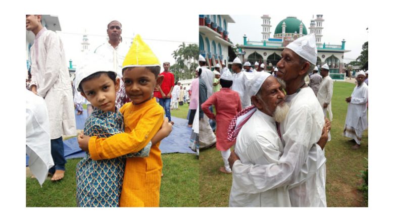 সৌদির সাথে মিল রেখে দক্ষিণ চট্টগ্রামের মির্জারখীল দরবারের লোকজনের আজ ঈদ