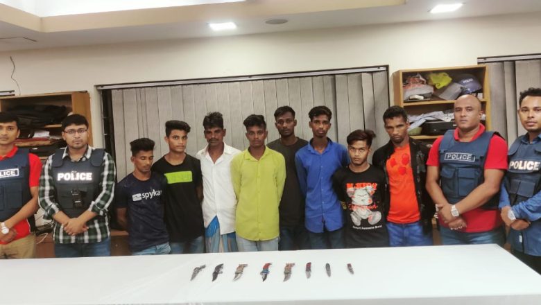 কোতোয়ালি থেকে ৮ ডাকাত গ্রেফতার