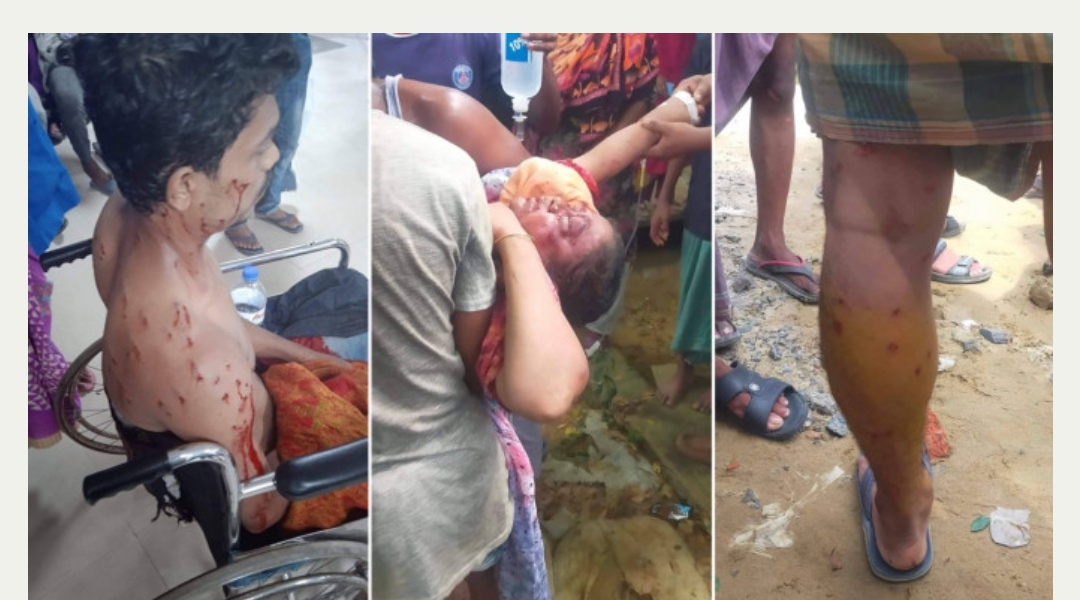 জঙ্গল সলিমপুরে পুলিশের সাথে বস্তিবাসীদের সংঘর্ষ, আহত ১৫