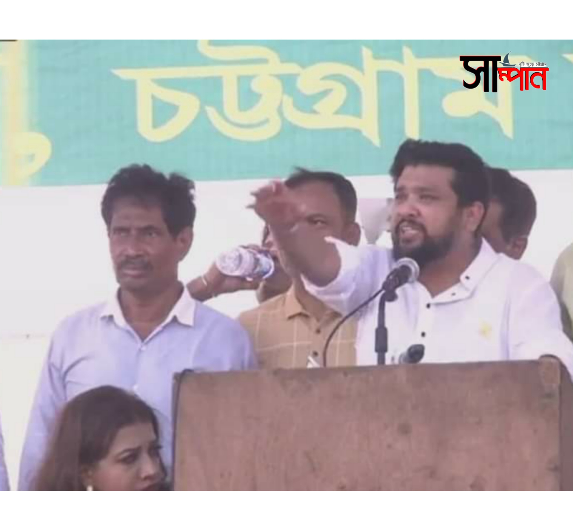 এবার ‘নারায়ে তাকবির’ স্লোগান দিয়ে আলোচনায় সাকা পুত্র হুম্মাম