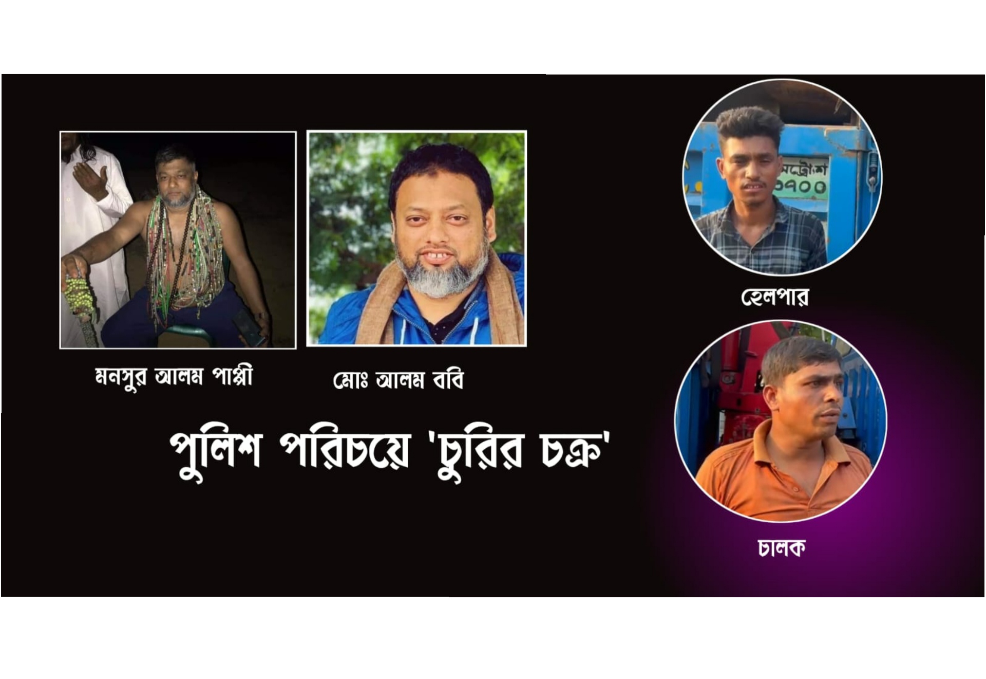 পুলিশ পরিচয়ে চুরির চেষ্টা, বোয়ালখালীর আ’লীগ নেতা পাপ্পীসহ ৫ জনকে আসামি করে মামলা