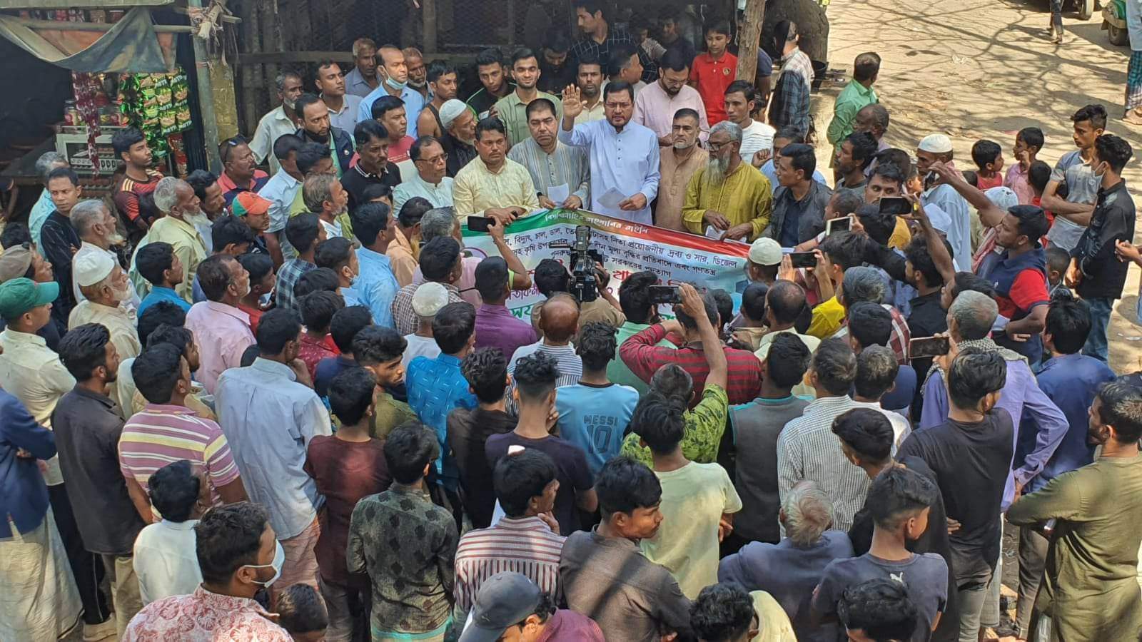 বোয়ালখালীর ইউনিয়ন পদযাত্রায় সুফিয়ান/ আন্দোলনের মাধ্যমেই সরকারের পতন ঘটাব