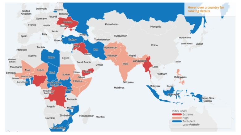 বিশ্বে সহিংসতাপ্রবণ দেশের মধ্যে ২২তম বাংলাদেশ