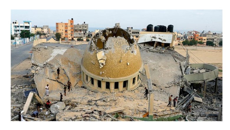 ইসরাইলের বোমায় গাজার ২৬টি মসজিদ ধ্বংস