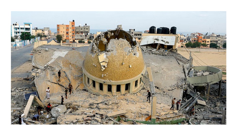 ইসরাইলের বোমায় গাজার ২৬টি মসজিদ ধ্বংস