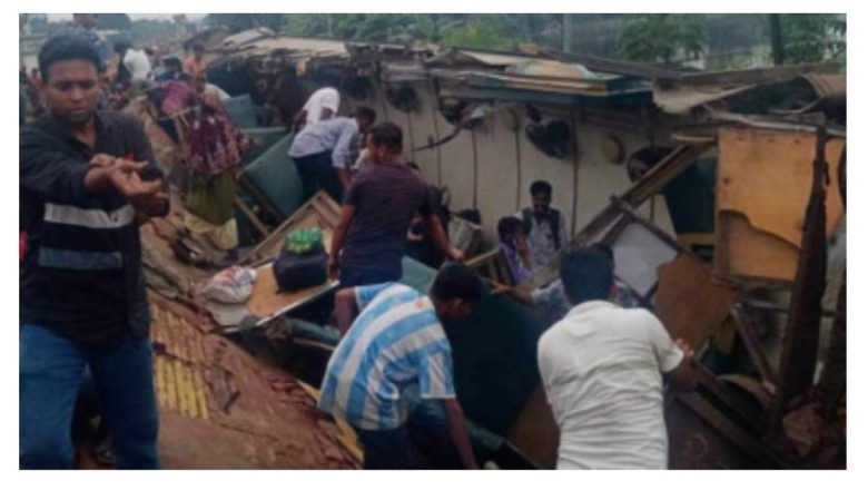 ভৈরব জংশনে ভয়াবহ ট্রেন দুর্ঘটনায় ২০ জন নিহত