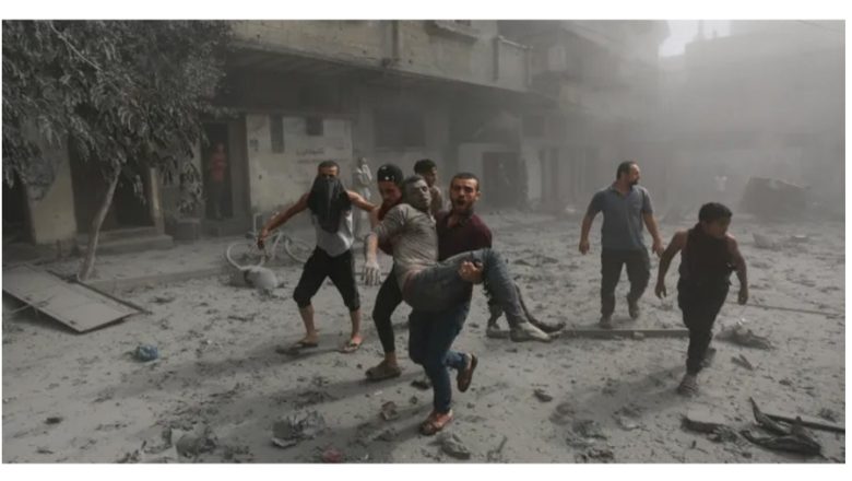 গাজায় ইসরায়েলের বোমা হামলায়  নিহতের সংখ্যা বেড়ে দাঁড়িয়েছে ৫০৮৭ জন