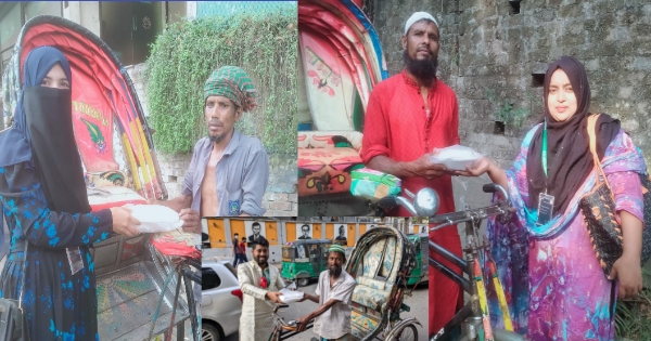 চট্টগ্রামে সুবিধা বঞ্চিতদের মাঝে খাবার বিতরণ করলো আইওয়াইসিএম