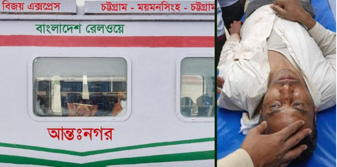 চট্টগ্রামগামী বিজয় এক্সপ্রেস ট্রেনে দুর্বৃত্তের ছোড়া পাথরে চালক আহত
