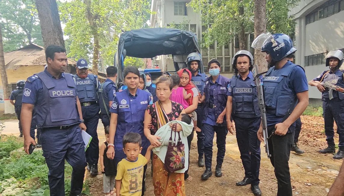 বান্দরবানে আরও ৩ কেএনএফ’র নারী সদস্য কারাগারে