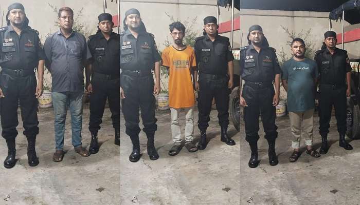 চট্টগ্রামে হত্যা মামলার আসামিসহ গ্রেপ্তার ৩