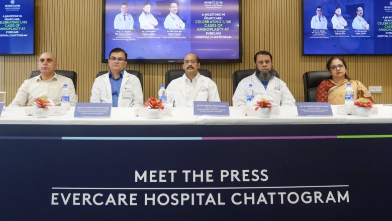 এভারকেয়ার হাসপাতালে ১১০০ হৃদরোগীর এনজিওপ্লাস্টি/স্টেন্টিং সম্পন্ন