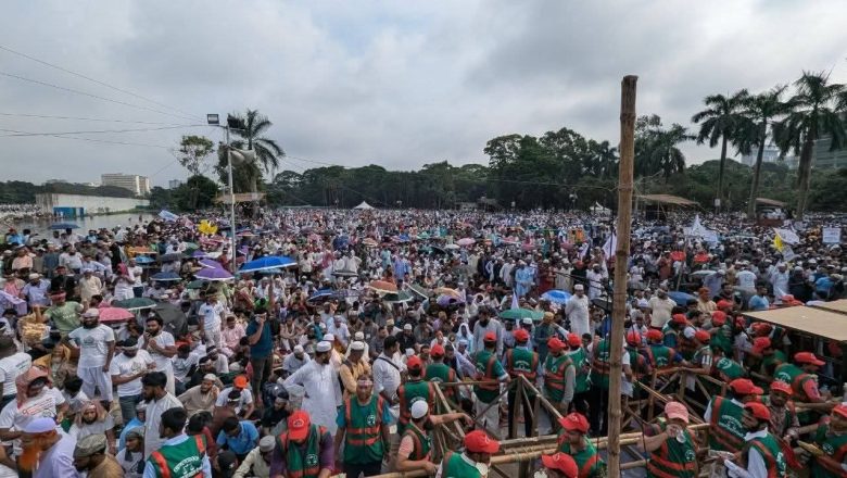 সোহরাওয়ার্দী উদ্যানে জামায়াতে ইসলামীর জাতীয় সমাবেশ, ‘দাঁড়িপাল্লা’ স্লোগানে মুখর নেতাকর্মীরা