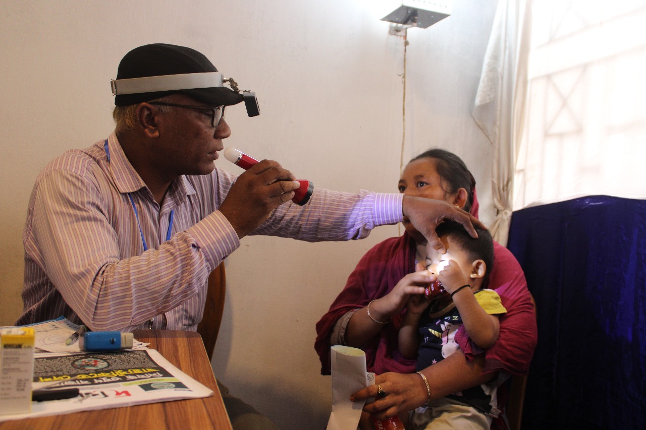 বার্মা কলোনিতে সাইফ ফাউন্ডেশনের চিকিৎসা ক্যাম্প