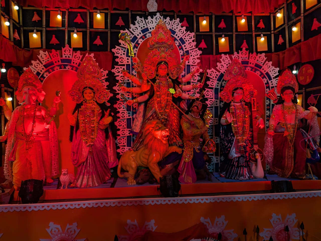 শারদীয় দুর্গোৎসবের মহাসপ্তমী আজ