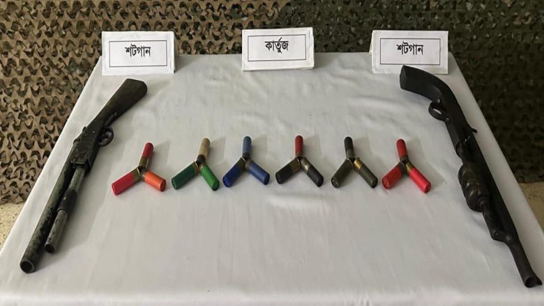 বোয়ালখালীতে সেনাবাহিনী নেতৃত্বে যৌথ অভিযান, অস্ত্র ও গুলি উদ্ধার