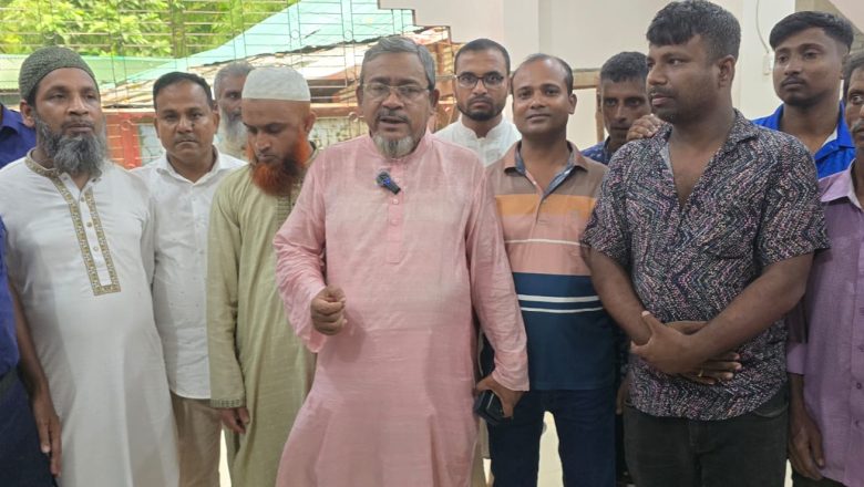 নাইক্ষ্যংছড়িতে পূজা মণ্ডপ পরিদর্শনে বান্দরবান জেলা আমীর