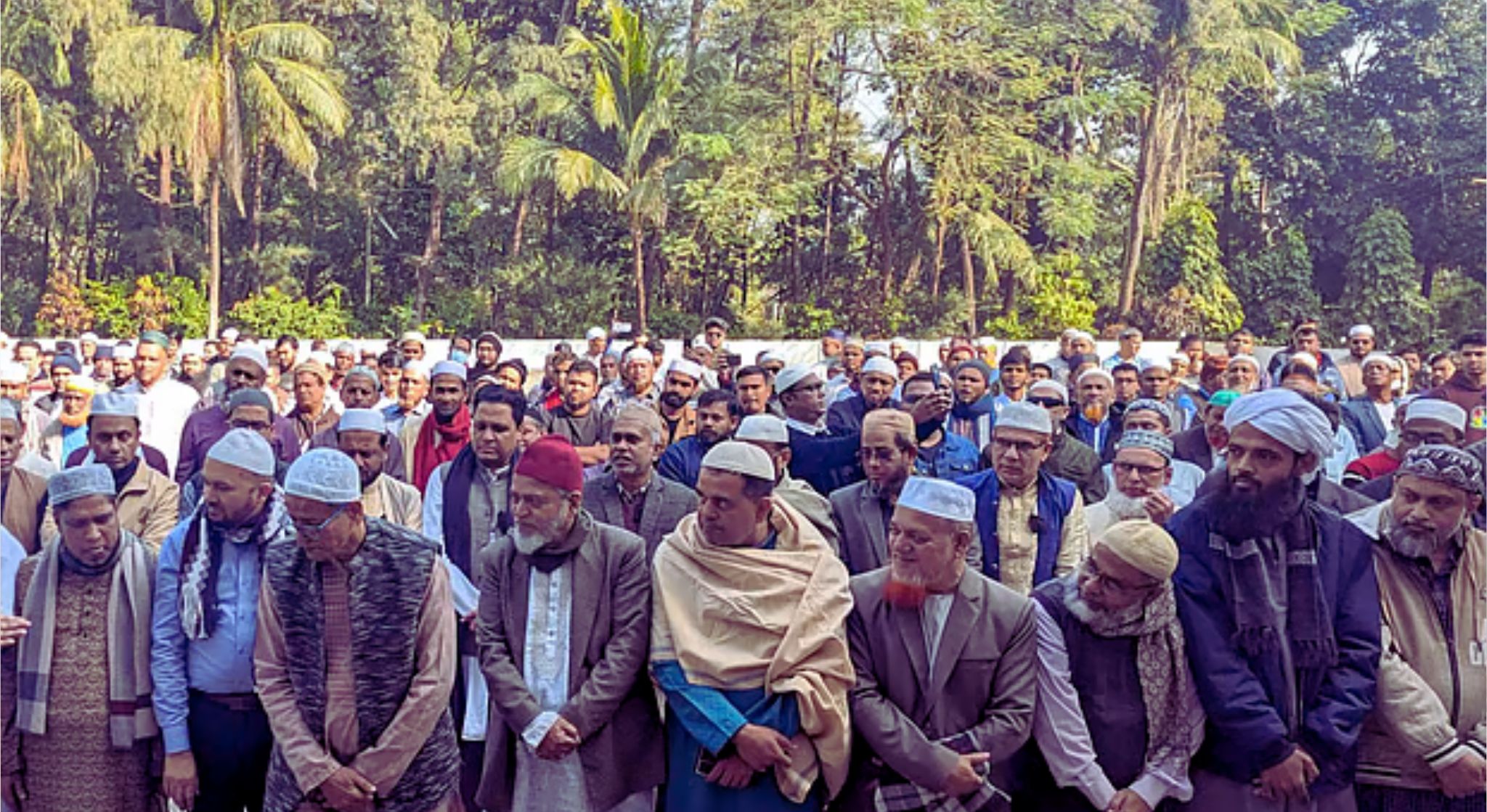 চট্টগ্রাম বিশ্ববিদ্যালয়ে খালেদা জিয়ার গায়েবানা জানাজা অনুষ্ঠিত