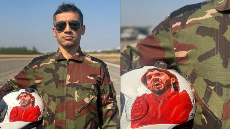 হাদির ছবি আঁকা হেলমেট পরে বিশ্ব রেকর্ড গড়তে যাচ্ছেন আশিক চৌধুরী