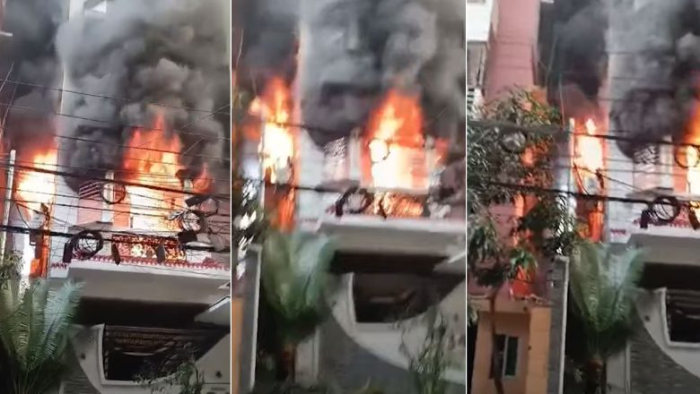 রাজধানীর একটি ভবনে আগুন লেগে তিনজনের মৃত্যু