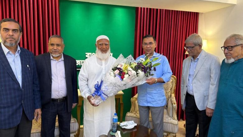 জামায়াত আমীরের বাসায় তারেক রহমান