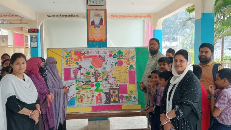 আনোয়ারা মডেল সরকারি প্রাথমিক বিদ্যালয়ে দেয়ালিকা ‘মাতৃভাষার আলো’ প্রকাশ